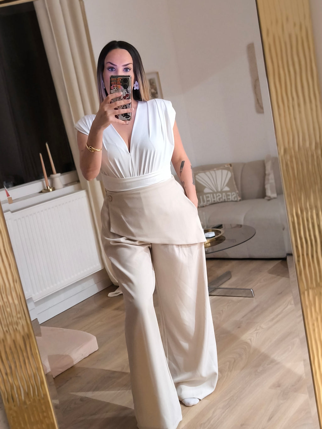 Pantalon fluide à coupe large